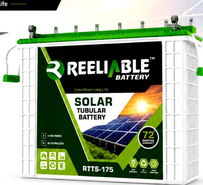 Reeliable RTTS-175 solar tubular inverter battery
